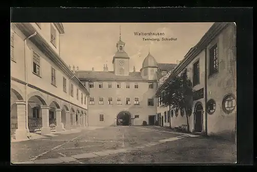 AK Waltershausen, Tenneberg, Schlosshof