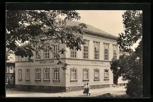 AK Unterpörlitz b. Ilmenau, Gasthaus Zur Sonne