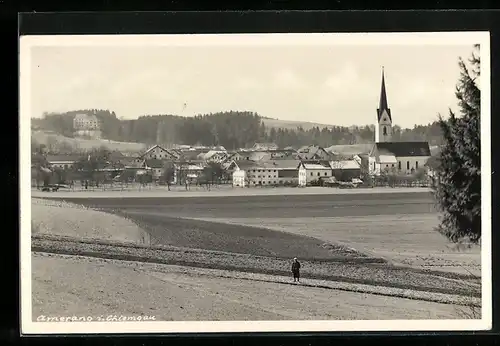 AK Amerang i. Chiemgau, Ortsansicht aus der Ferne