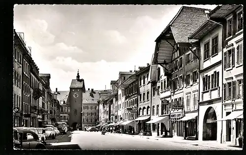 AK Waldshut a. Hochrhein, Kaiserstrasse und Unteres Tor