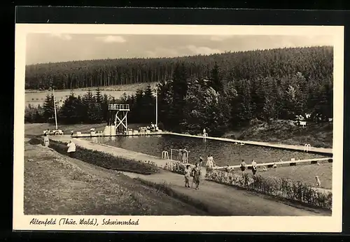AK Altenfeld /Thür. Wald, Schwimmbad
