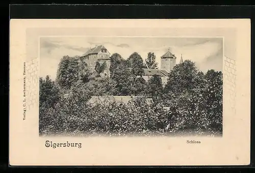 AK Elgersburg, Blick zum Schloss