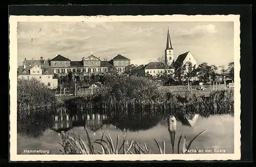 AK Hammelburg, Partie an der Saale