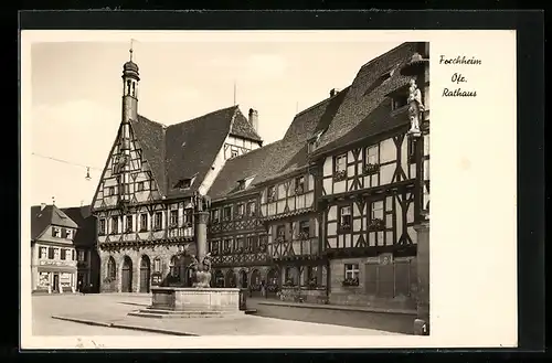 AK Forchheim /Ofr., Blick zum Rathaus