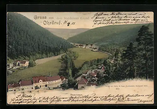 AK Ohrdruf, Stutzhaus im Stutzhäuser Grund