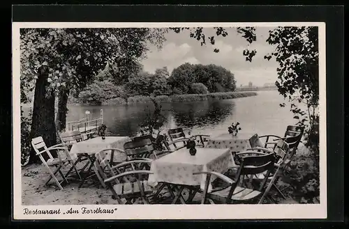 AK Berlin-Tegel, Restaurant Am Forsthaus am Tegelsee