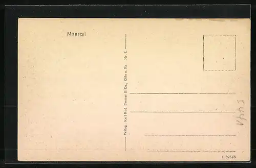 AK Monreal, Ortsansicht mit Löwenburg