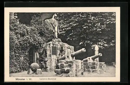 AK Münster i. W., Landois-Denkmal