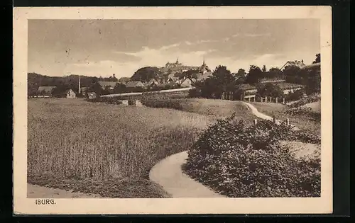 AK Iburg, Ortsansicht aus der Ferne
