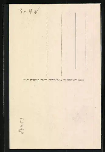 AK Mühldorf a. Inn, Blick durch die Lederergasse