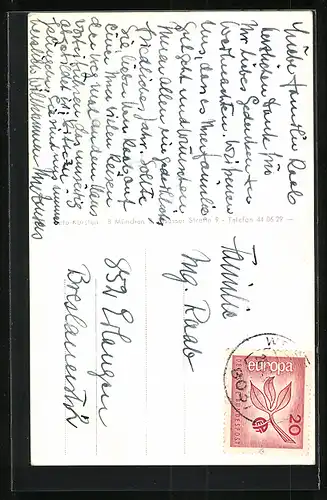 AK Wessling am See, Ortsansicht über den See, Wohngrundstück