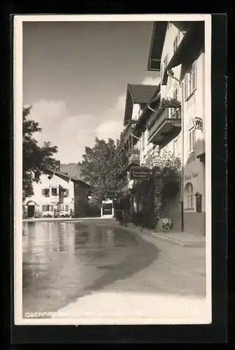 AK Oberammergau, Am Hauptplatz