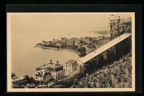 AK Montreux, Funiculaire Territet-Glion, Bergbahn
