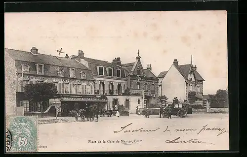 AK Mantes, Place de la gare