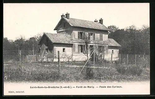 AK Saint-Nom-la-Breteche, Foret de Marly, Poste des Curieux