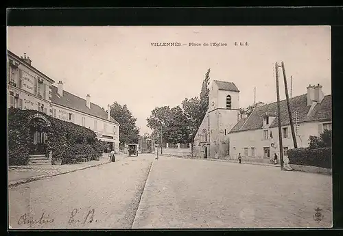 AK Villennes, Place de l`Eglise