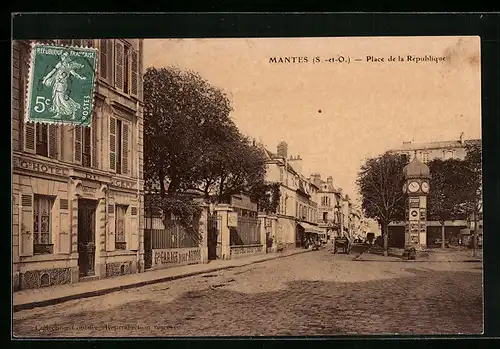 AK Mantes, Place de la Republique