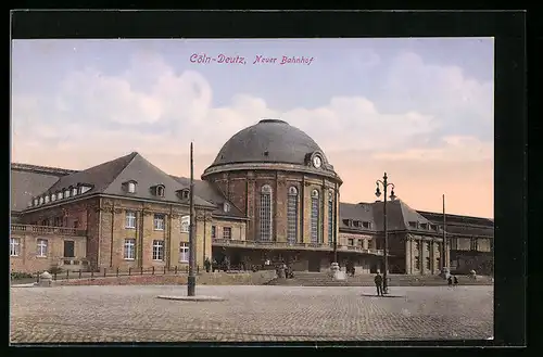 AK Köln-Deutz, Neuer Bahnhof