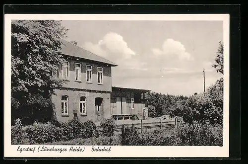 AK Egestorf, Bahnhofsgebäude