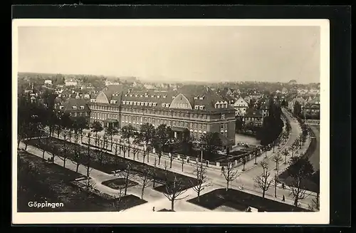 AK Göppingen, Generalansicht der Stadt