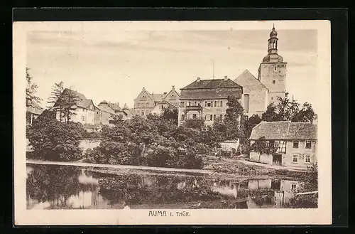 AK Auma, Teilansicht am Weiher