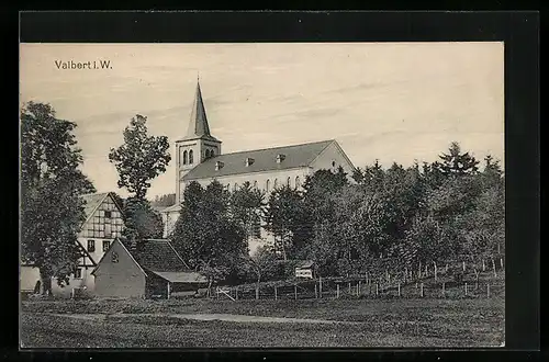 AK Valbert i. W., auf den Feldern an der Kirche