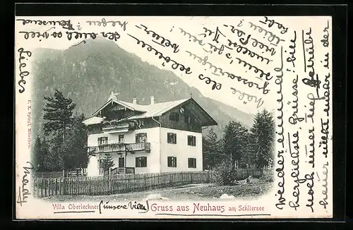 AK Neuhaus a. Schliersee, Pension Villa Oberlechner