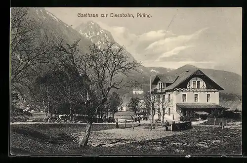 AK Piding, Gasthaus zur Eisenbahn