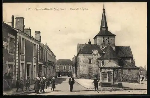 AK Quelaines, Place de l`Eglise