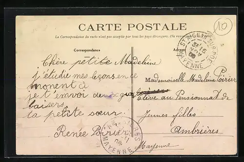 AK Saint-Aignan-sur-Roe, Route de Saint-Michel