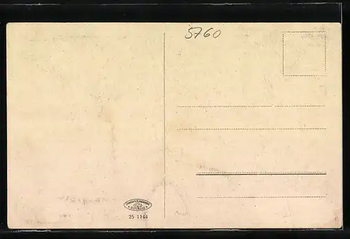 AK Arnsberg, Totale, Jägerbrücke, Kgl. Regierung, Kreishaus, Neumarkt mit Post