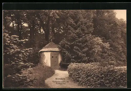 AK Neuenburg, Gartenhäuschen im Forstgarten