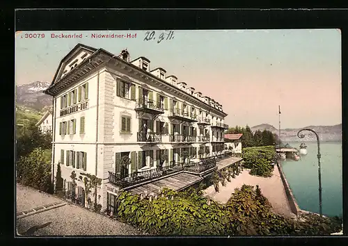 AK Beckenried, Hotel Nidwaldner Hof