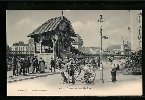 AK Luzern, An der Kapellbrücke