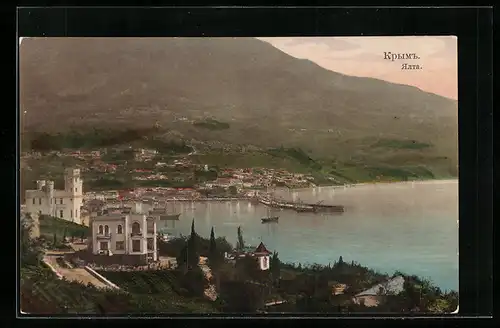 AK Jalta, Blick auf den Küstenort