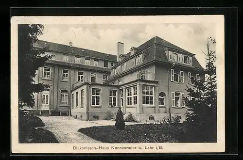AK Nonnenweier b. Lahr, Am Diakonissen-Haus