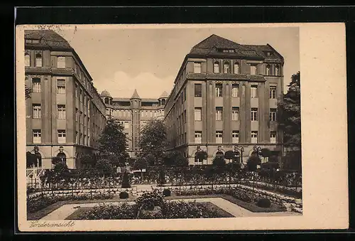 AK Berlin-Schöneberg, St. Norbert-Krankenhaus, Mühlenstrasse, Vorderansicht