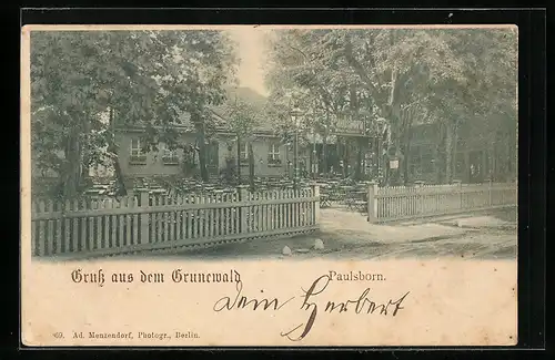 AK Grunewald, Gasthof Paulsborn