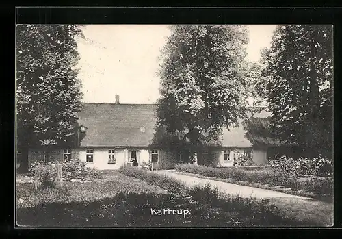 AK Kattrup, Haus mit Garten