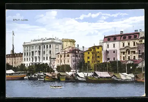 AK Split-Luka, Hafen und Gebäude