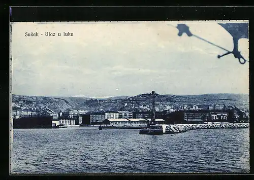 AK Susak, Ulaz u luku