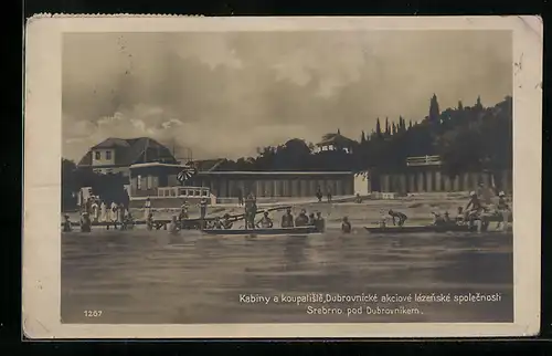 AK Srebrno, Kaniny a koupaliste, Dubrovnické akciové lázenské spolecnosti