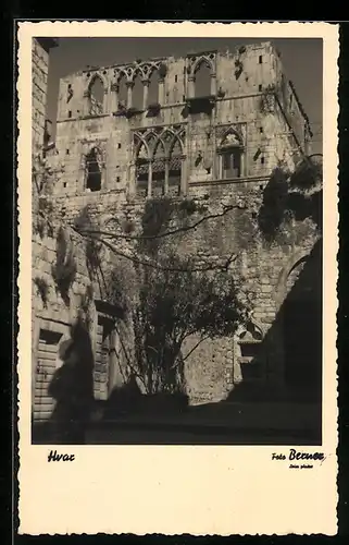 AK Hvar, Ruine eines alten Gebäudes