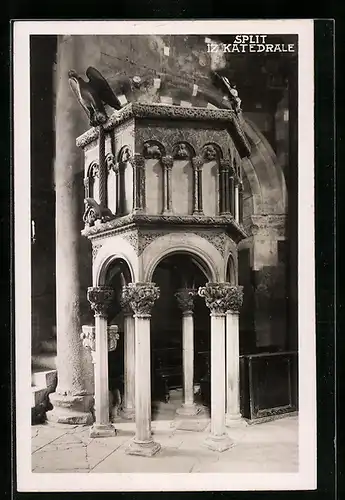 AK Split, Kathedrale, Teilansicht