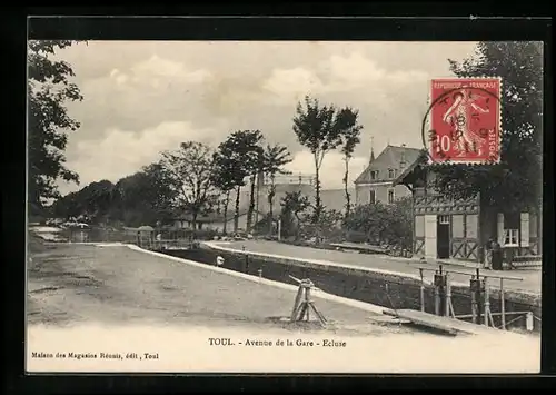 AK Toul, Avenue de la Gare, Ecluse