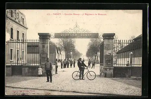 AK Nancy, Quartier Donop, 5. Régiment de Hussards