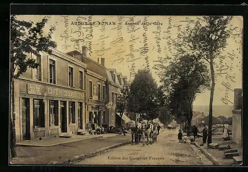 AK Audun-Le-Roman, Avenue de la Gare