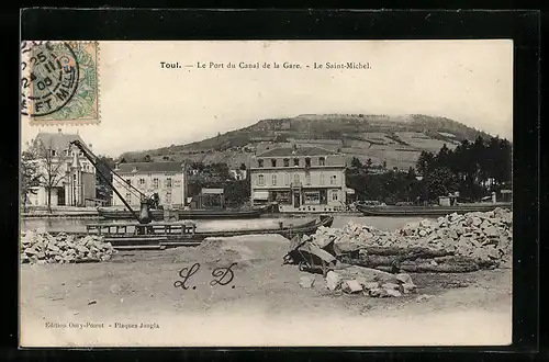 AK Toul, Le Port du Canal de laGare, Le Saint-Michel