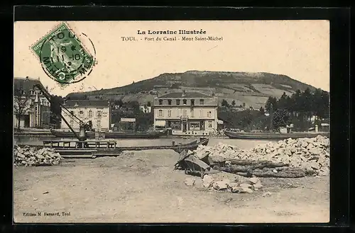 AK Toul, La Lorraine illustrée, Port du Canal, Mont Saint-Michel