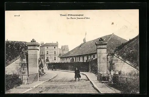 AK Toul, La Porte Jeanne-d`Arc